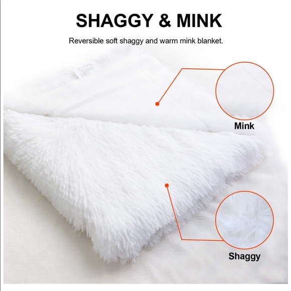 NWT- Flash Sale!!  NWT Decor Extra Soft white Faux Fur - Picture 7 of 7